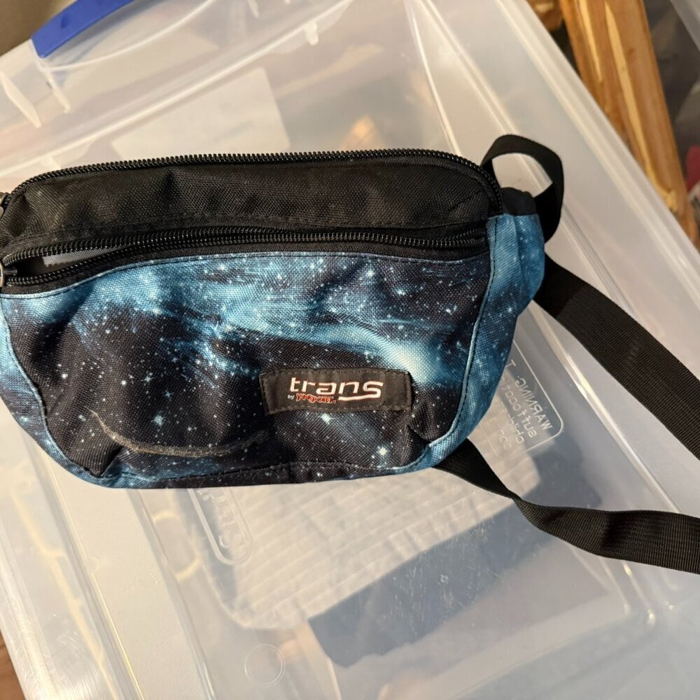 Trans by Jansport galaxy fanny pack/belt bag